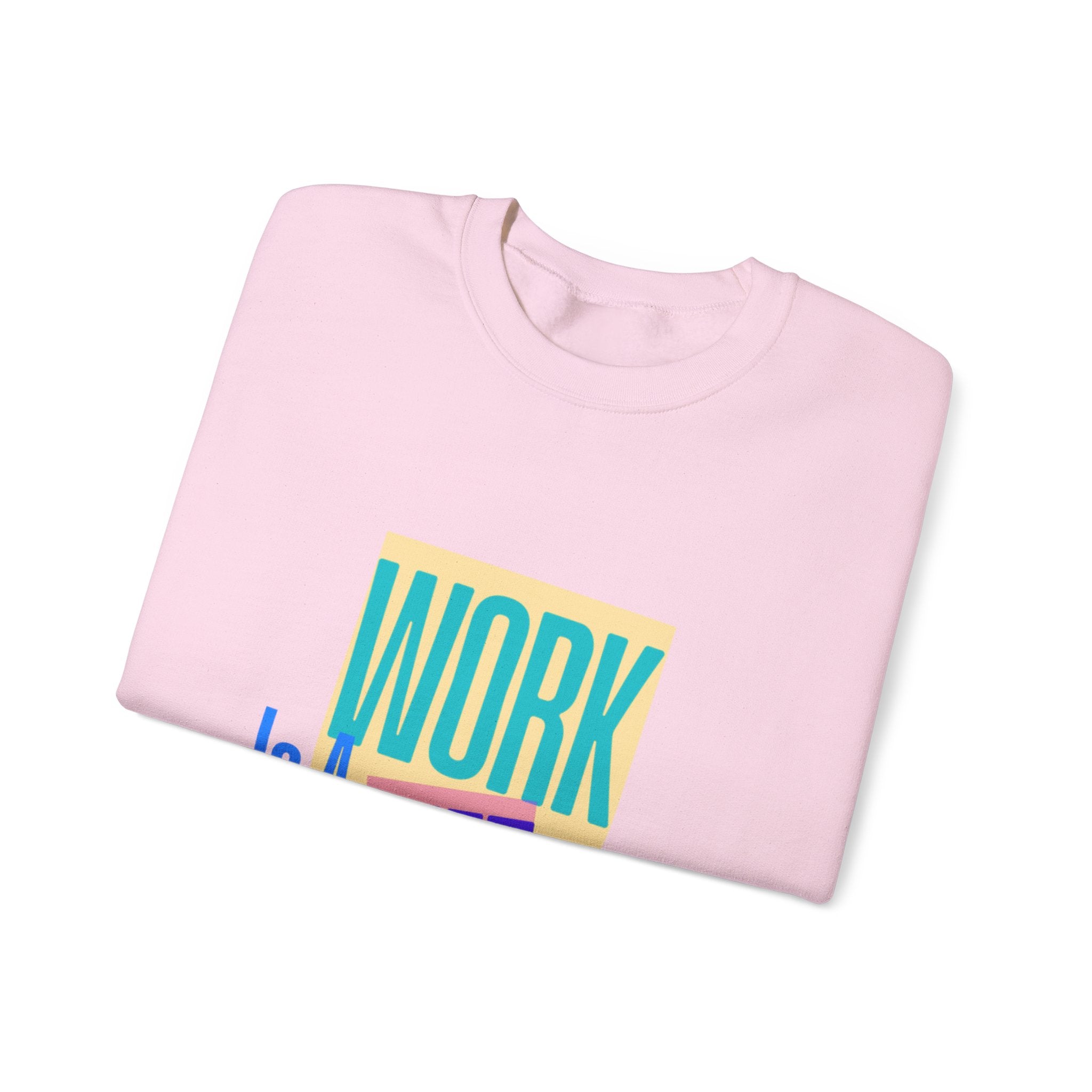 Work Is A Gift – Heavy Blend Crewneck Sweatshirt