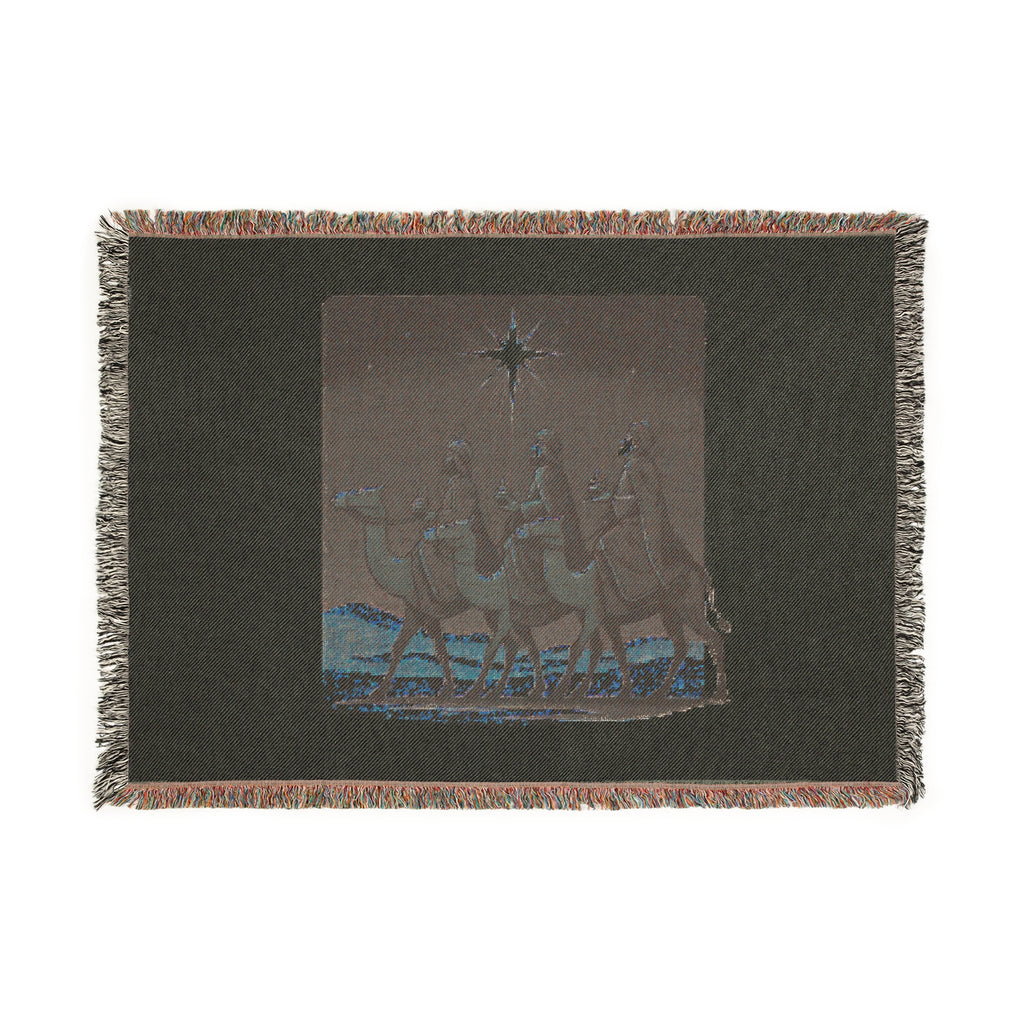 Star of Bethlehem Woven Blanket - Cozy Holiday Comfort for Home Decor