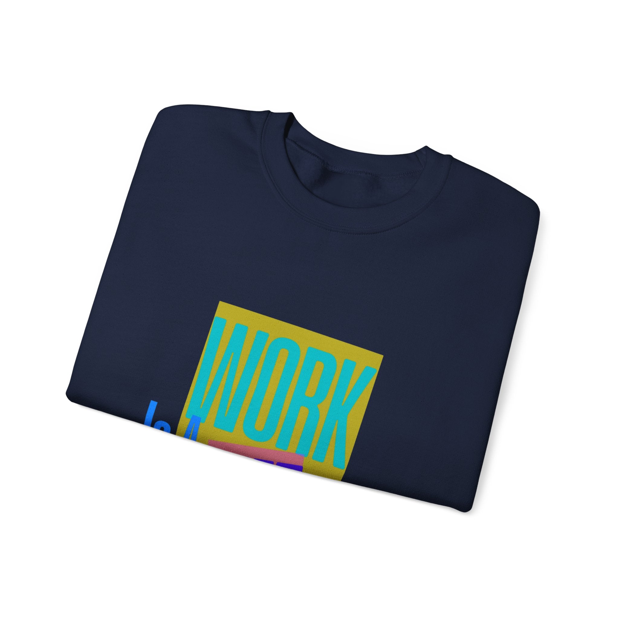 Work Is A Gift – Heavy Blend Crewneck Sweatshirt