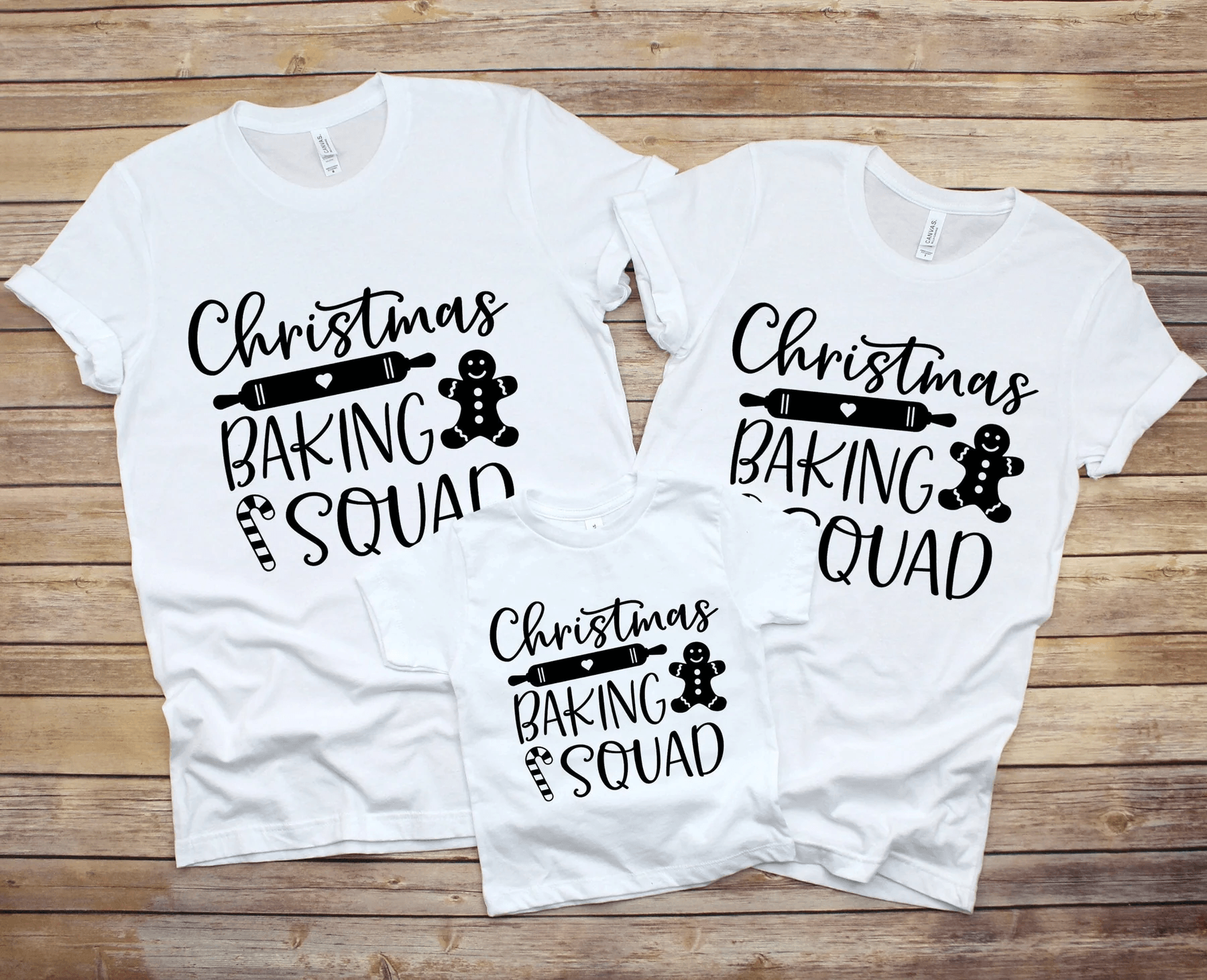 Christmas Baking Squad Tee – Holiday Baking Crew T-Shirt