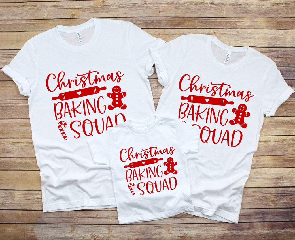 Christmas Baking Squad Tee – Holiday Baking Crew T-Shirt