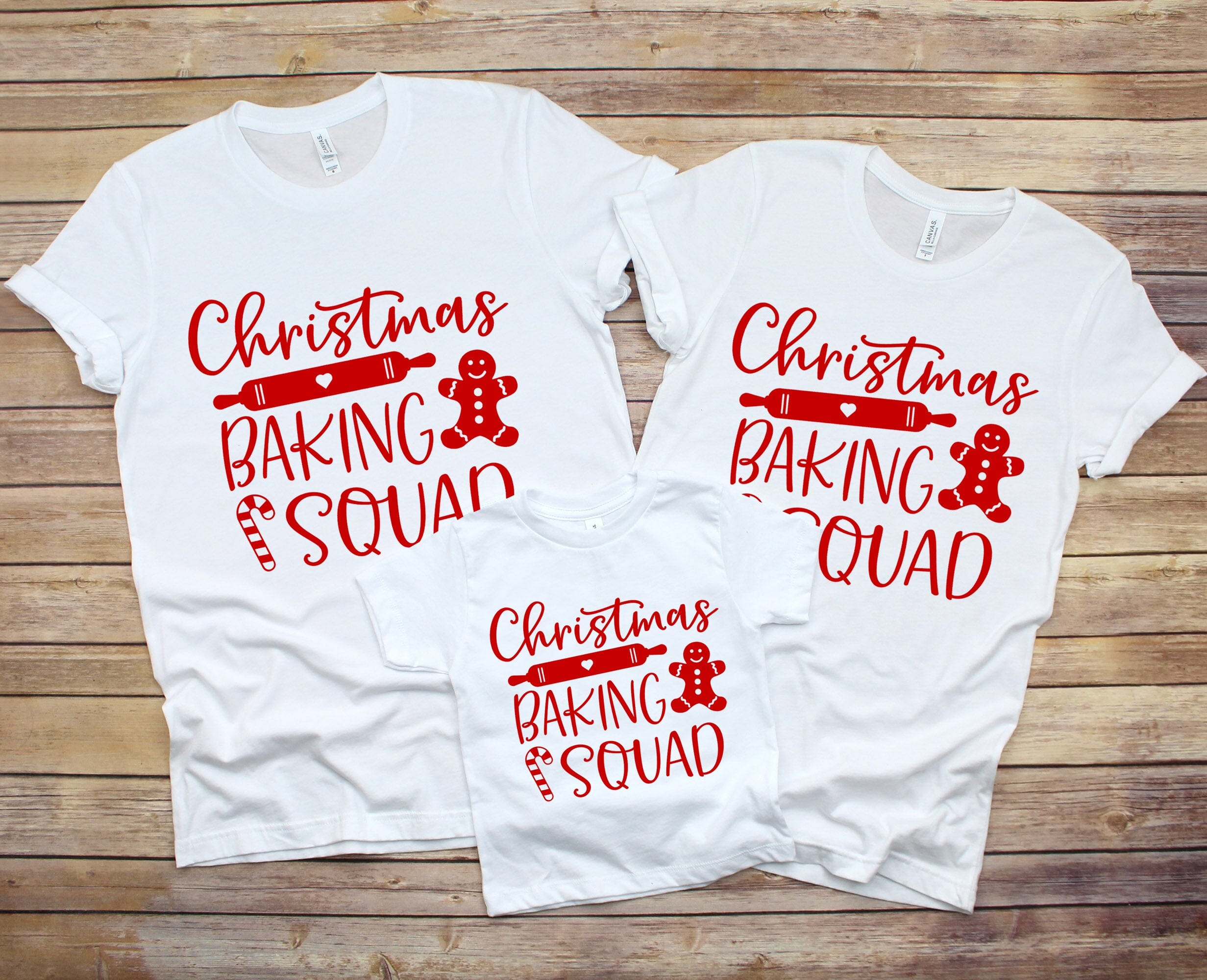 Christmas Baking Squad Tee – Holiday Baking Crew T-Shirt