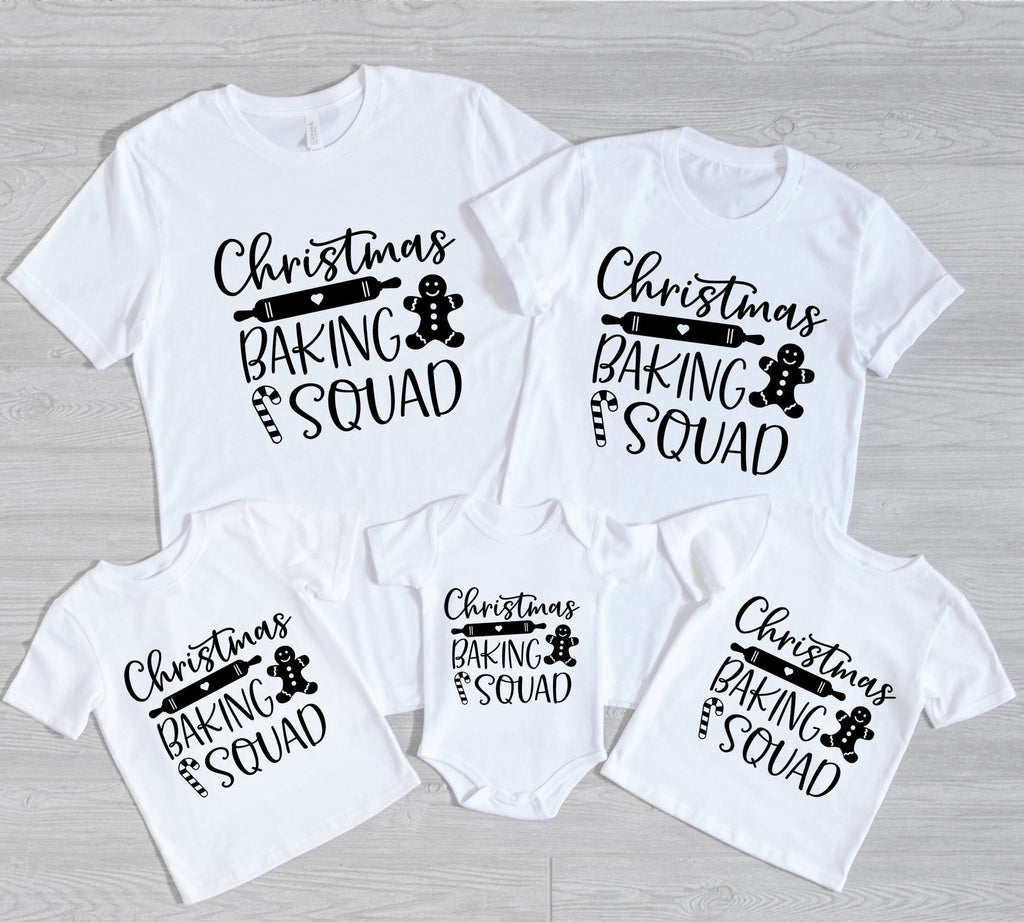 Christmas Baking Squad Tee – Holiday Baking Crew T-Shirt