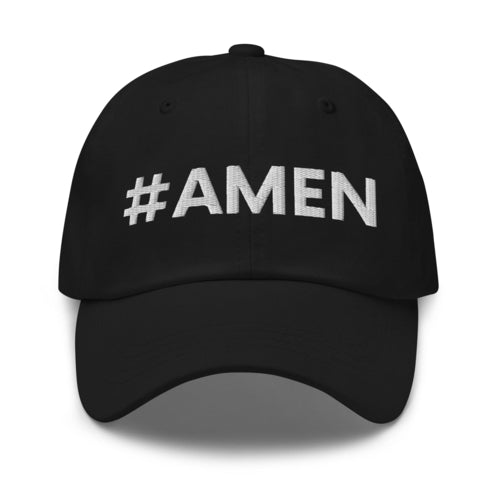 Embroidered Adjustable Baseball Cap - #amen
