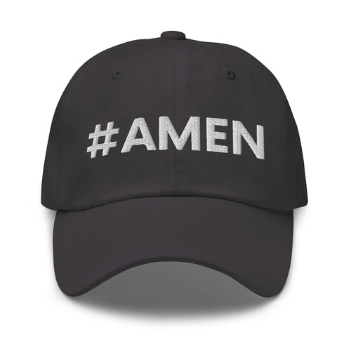Embroidered Adjustable Baseball Cap - #amen