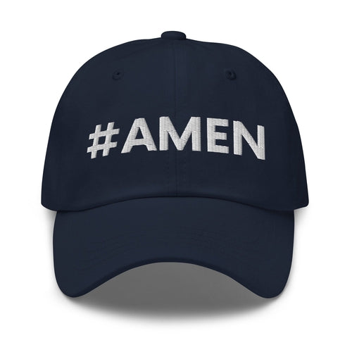 Embroidered Adjustable Baseball Cap - #amen