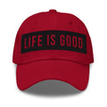 Embroidered Baseball Cap - Adjustable - Life is Good