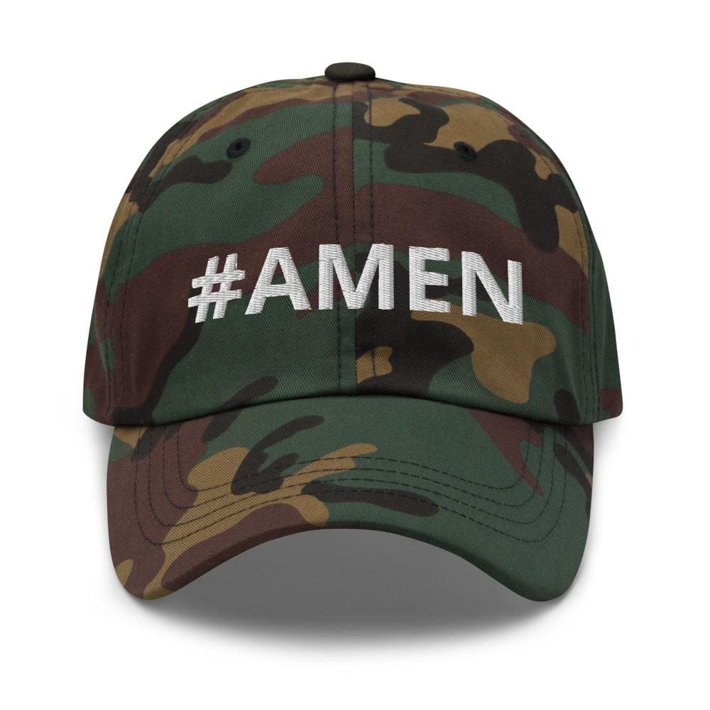Embroidered Adjustable Baseball Cap - #amen