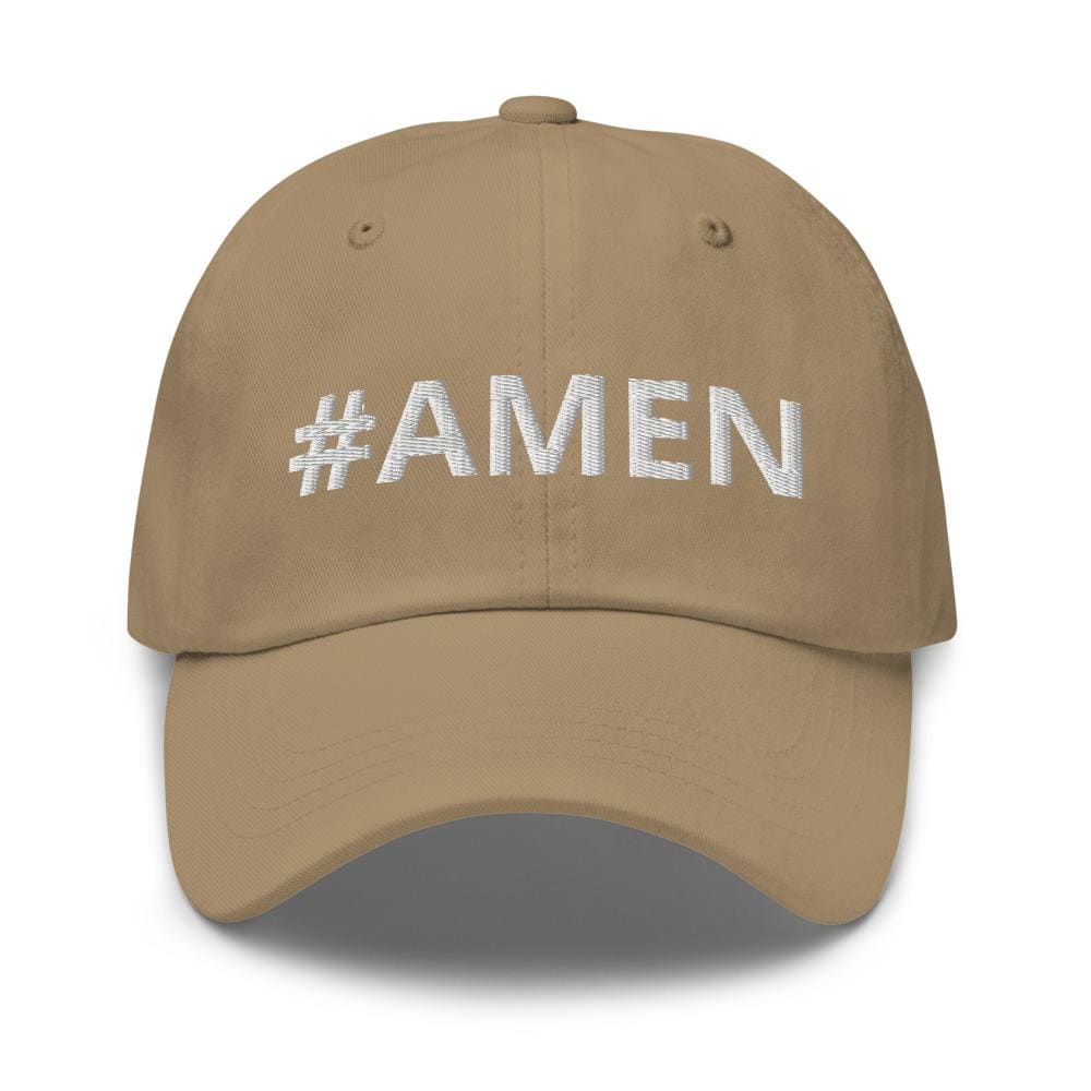 Embroidered Adjustable Baseball Cap - #amen