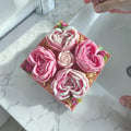 Handmade Floral Soap Gift Set, Goat Milk Luxury Soap Set, Decorative Flower Soaps