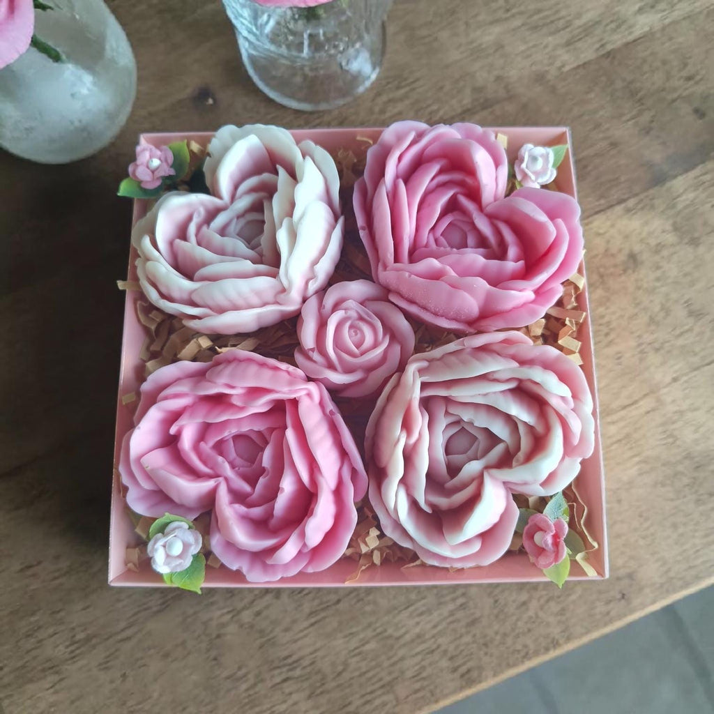 Handmade Heart Shaped Soap Gift Set, Luxury Spa Soap Gift, Decorative  Soaps