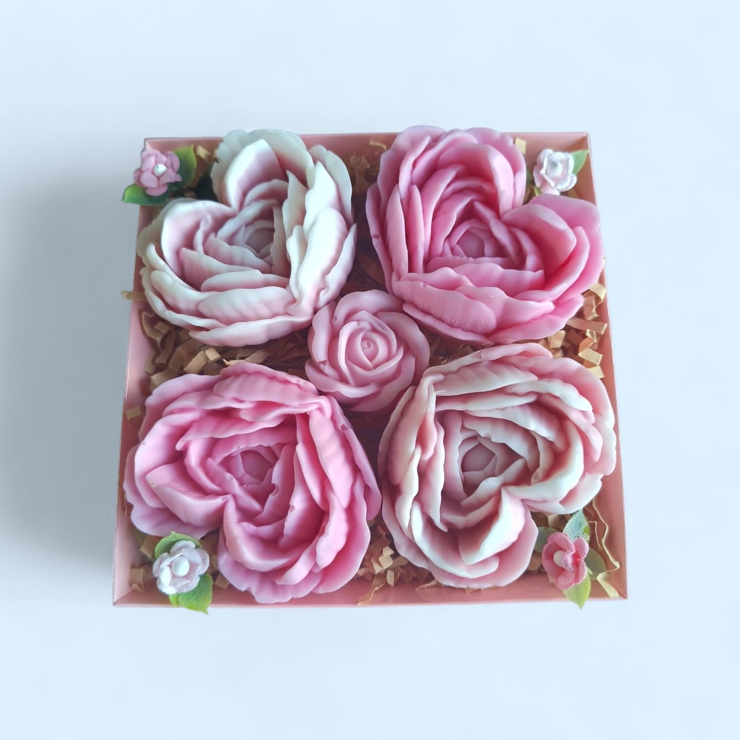 Handmade Heart Shaped Soap Gift Set, Luxury Spa Soap Gift, Decorative  Soaps
