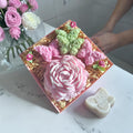 Handmade Floral Soap Gift Set, Goat Milk handmade soap gift, Decorative Butterfly Soaps