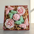 Handmade Floral Soap Gift Set, Goat Milk Luxury Spa Gift, Decorative Flower Soaps