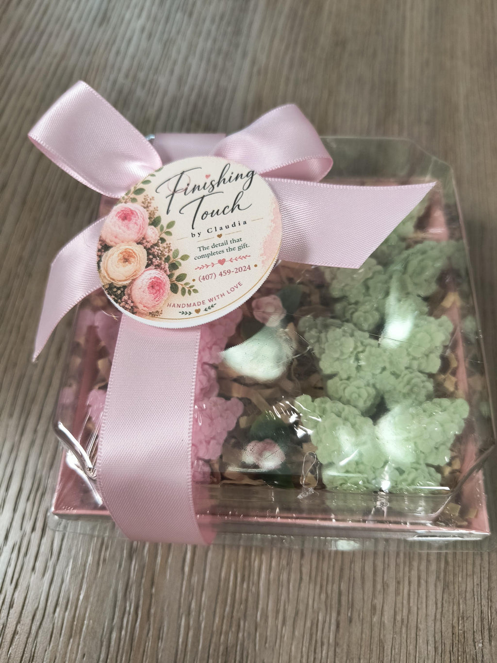 Handmade Butterfly Soap Gift Set,  Luxury Spa Gift Box, Decorative  Soaps