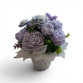 Lavender Soap Flower Bouquet, Handmade Floral Soap Gift, Purple Rose Peony Soap Arrangement, Soap Bouquet Gift