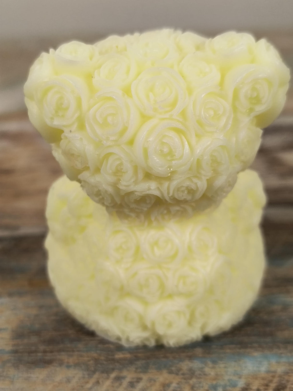 Rose Bear Soap Favor | Personalized Baby Shower Favor | Teddy Bear Soap Favor  | First Birthday Party Favor | Custom Color Soap