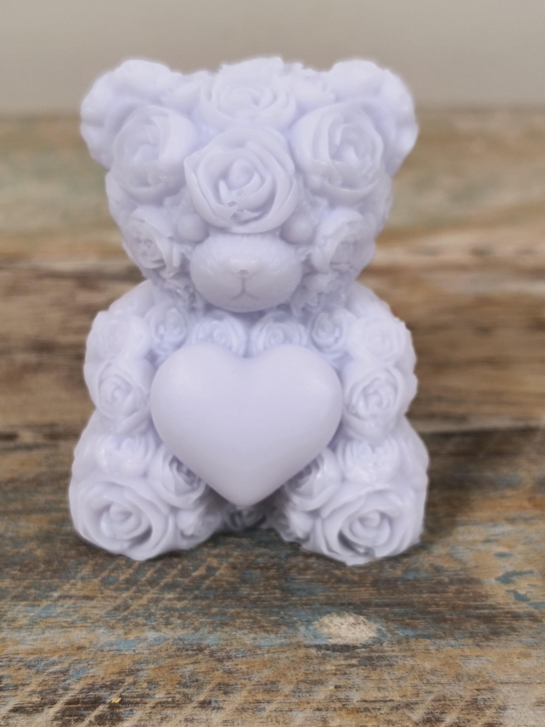 Rose Bear Soap Favor | Personalized Baby Shower Favor | Teddy Bear Soap Favor  | First Birthday Party Favor | Custom Color Soap