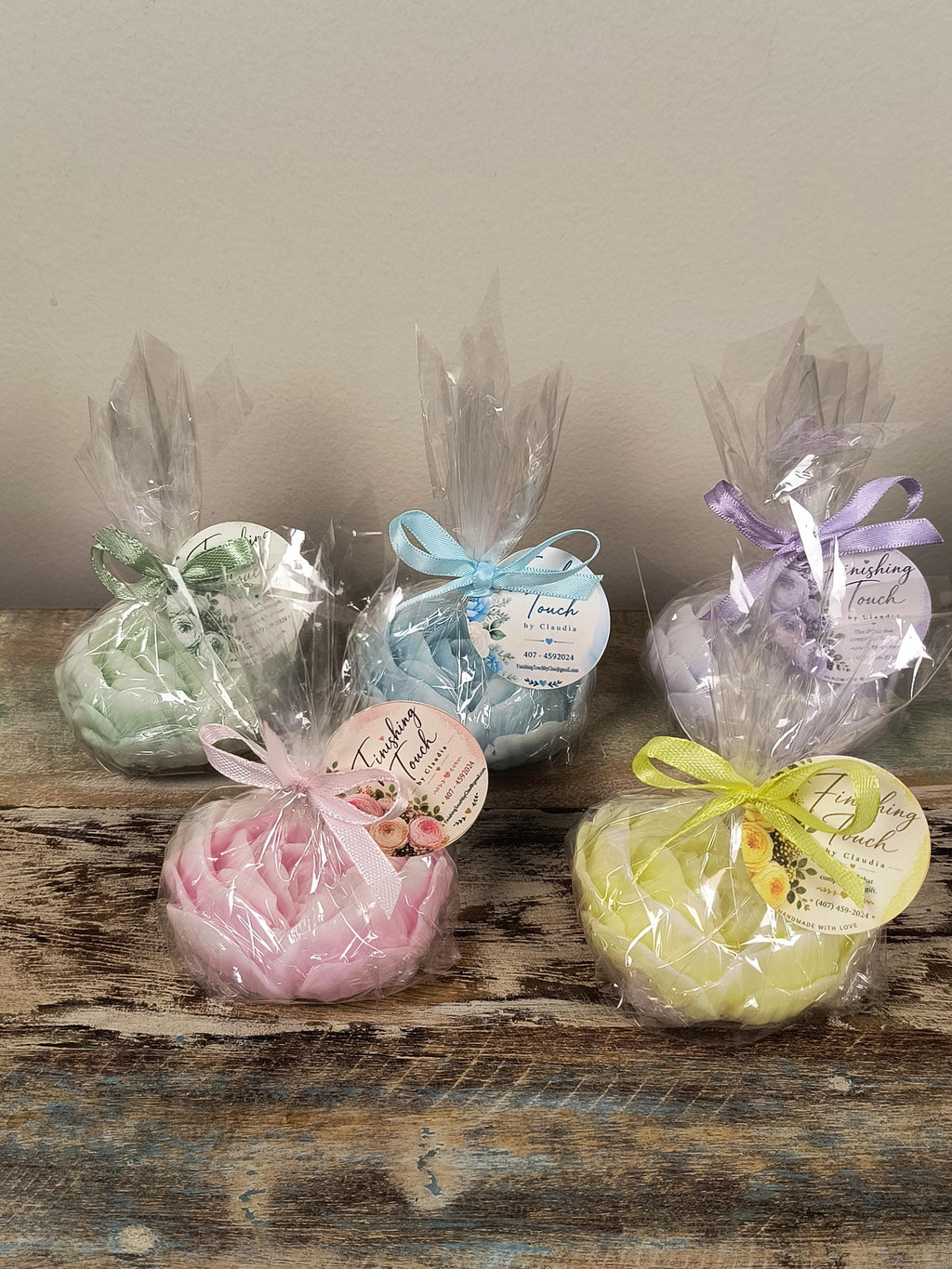 Heart Peony Soap Favors | Personalized Baby Shower Favors | Bridal Shower Guest Gifts | Custom Color Soap Flowers | Wedding Favor