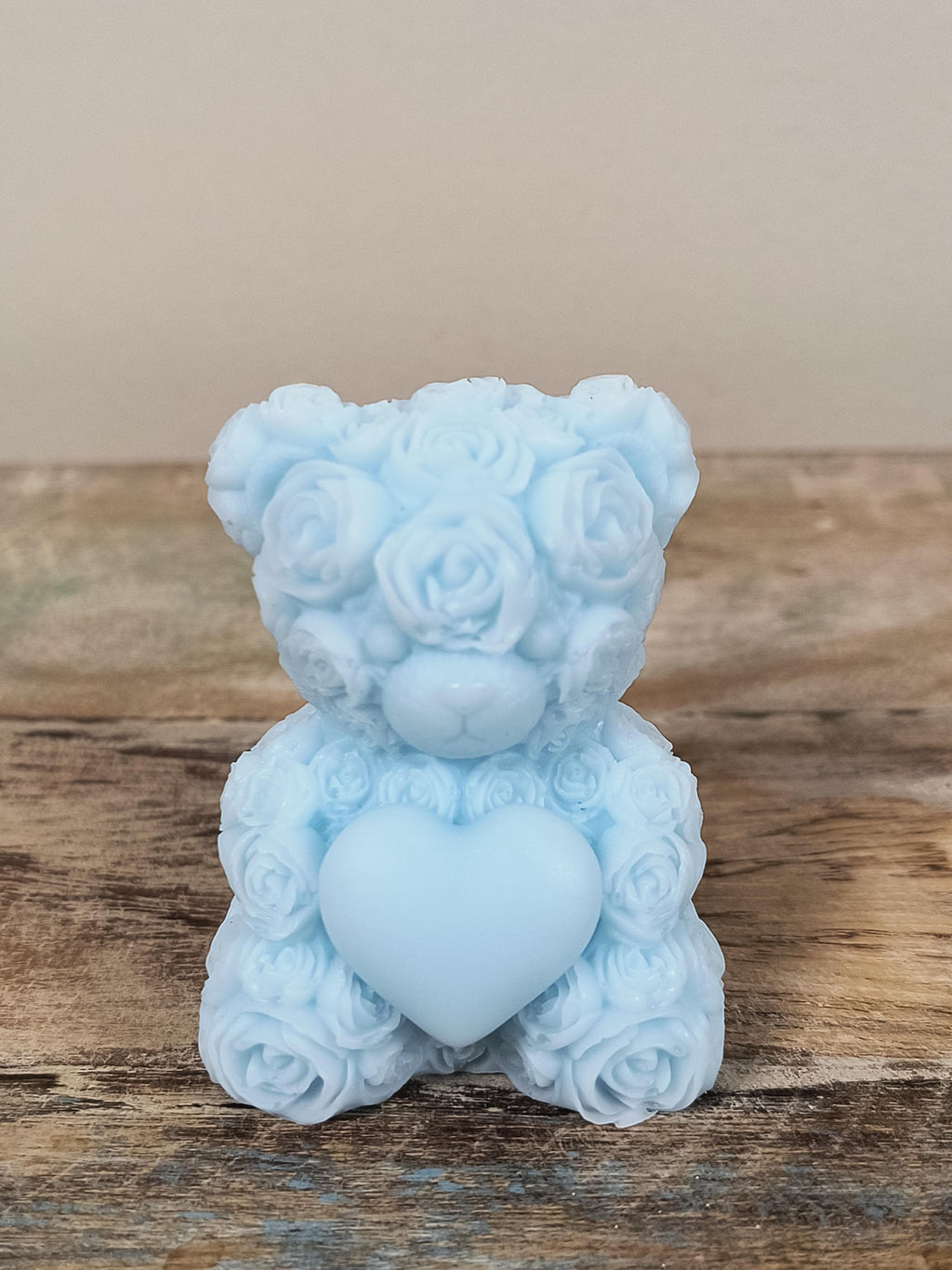 Rose Bear Soap Favor | Personalized Baby Shower Favor | Teddy Bear Soap Favor  | First Birthday Party Favor | Custom Color Soap