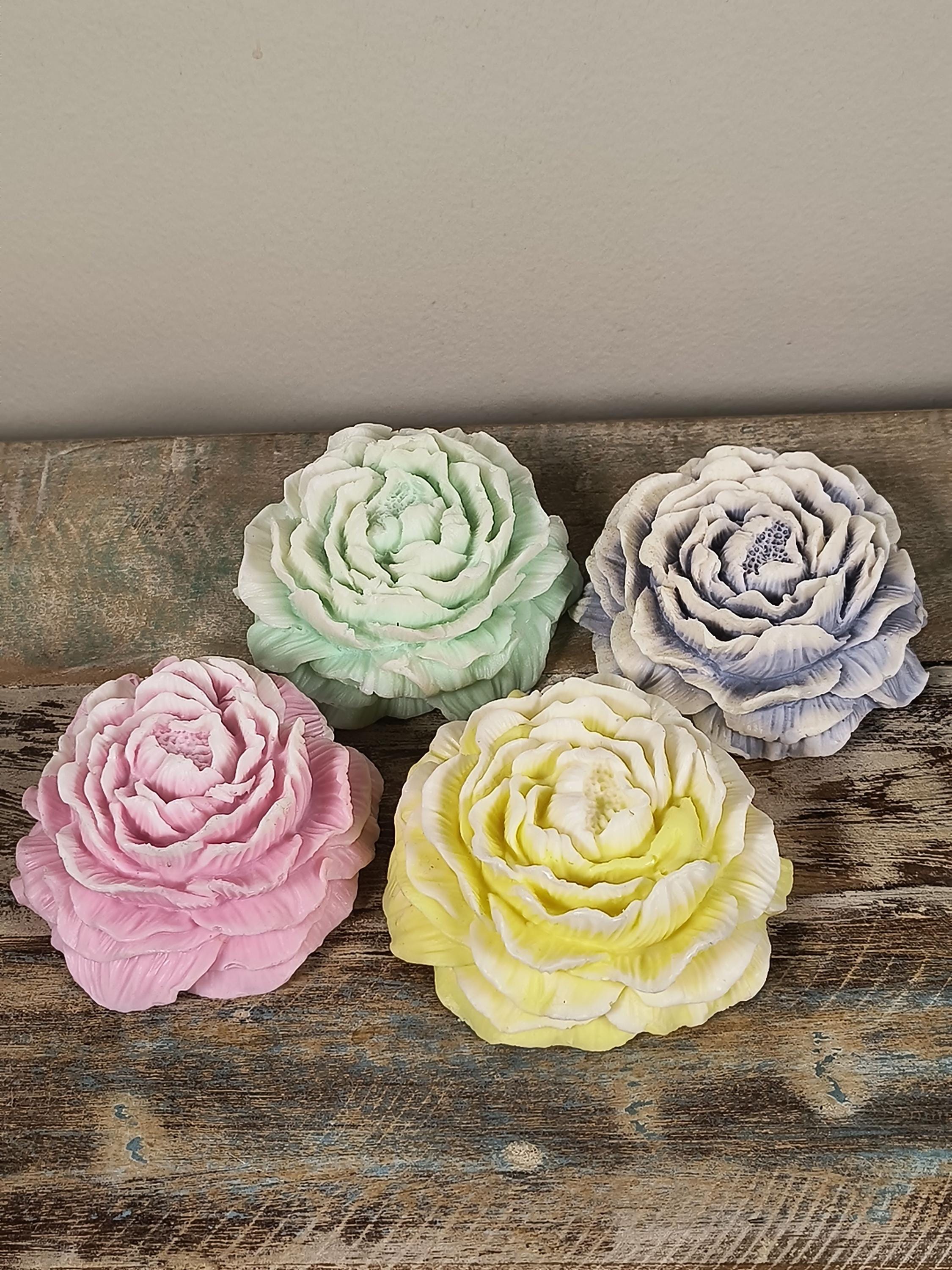 Peony Soap Favors with Personalized Tags | Baby Shower Favors | Bridal Shower Favors | Wedding Guest Gifts | Floral Soap Favor/ Sweet15