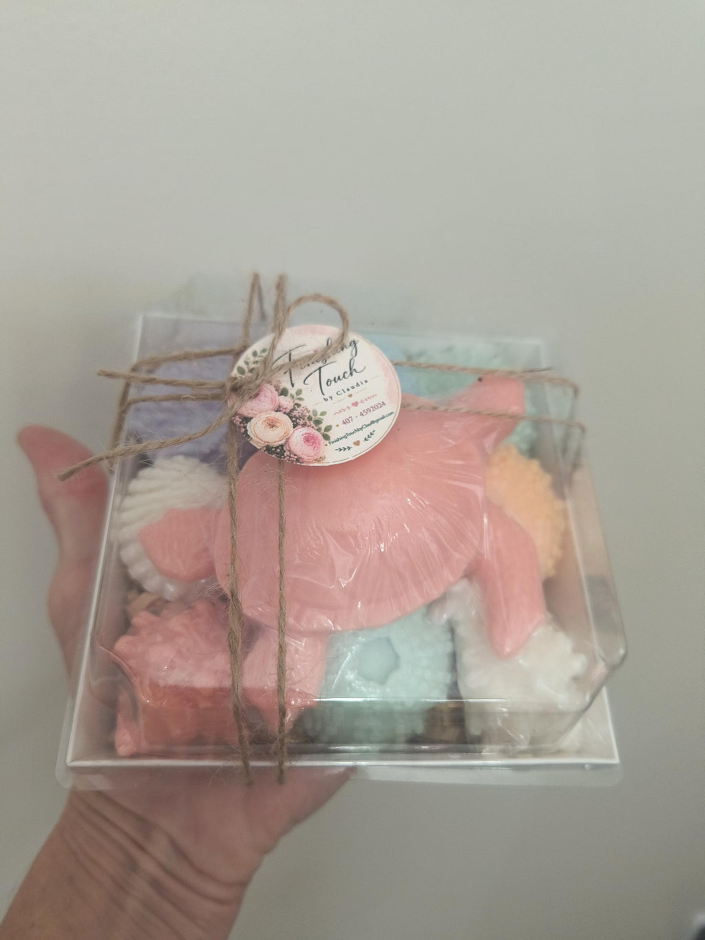 Beach Themed Soap Gift Box – Ready to Ship – Coral Sea Turtle & Coastal Soap Collection