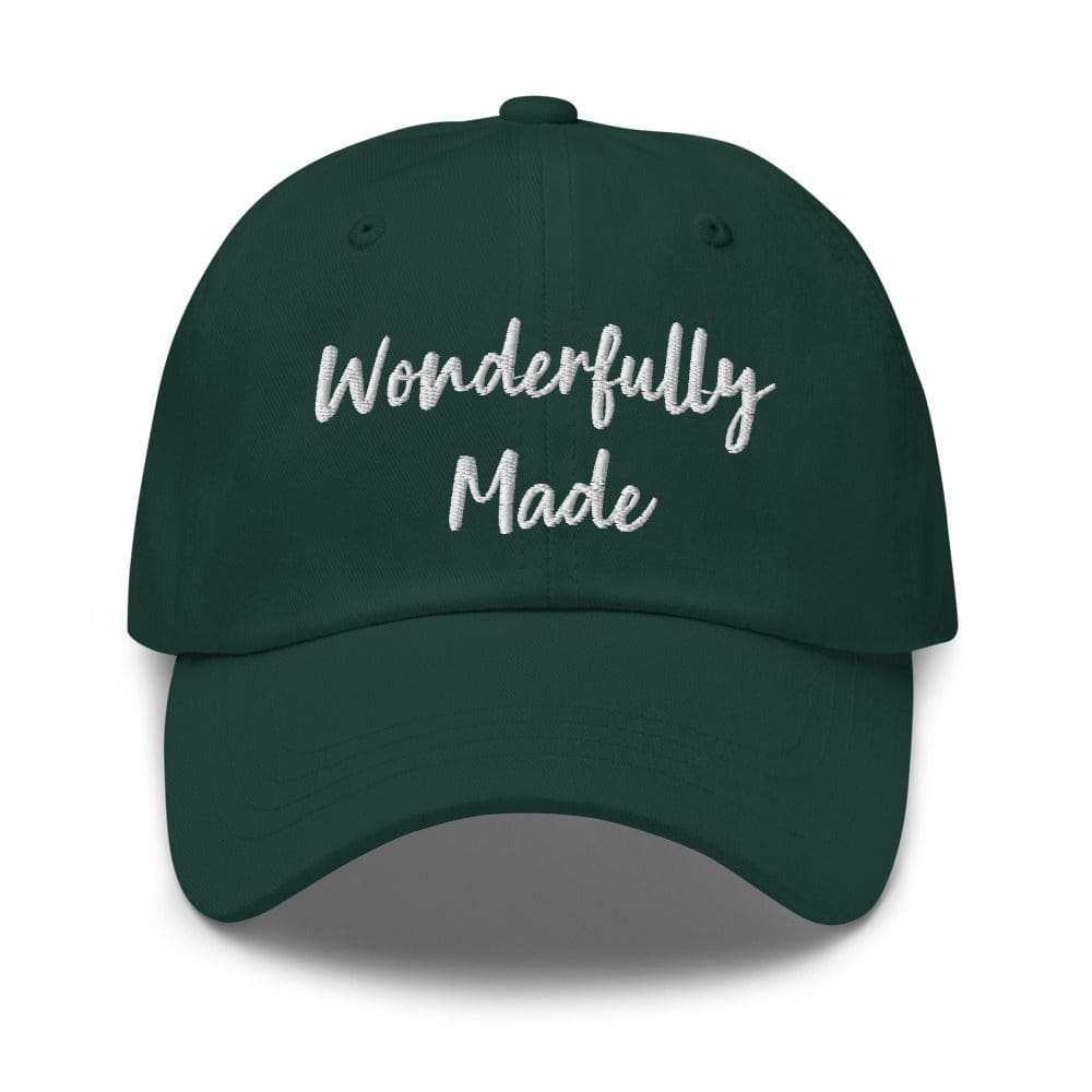 Embroidered Adjustable Baseball Cap - Wonderfully Made